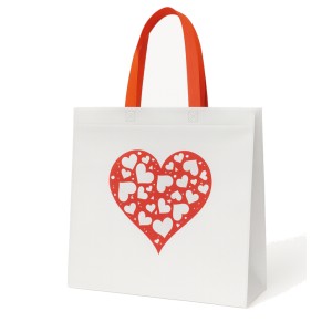 45x40x10 BOLSA DE FRISELINA FANTASIA CORAZON